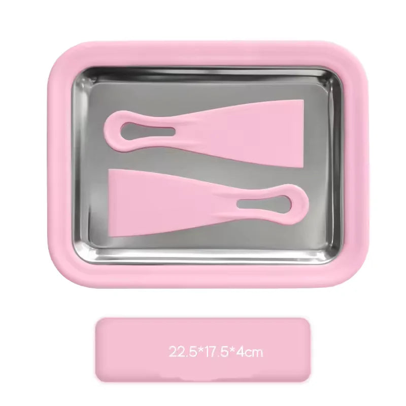 Household DIY Rolled Fried Ice Cream Maker Multifunctional Cold Sweet Ice Pan Frozen Yogurt Gelato Machine Homemade Frozen Desse