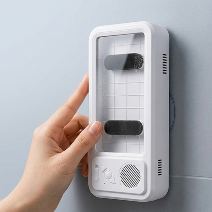 Soporte para teléfono celular de ducha con Altavoz Bluetooth