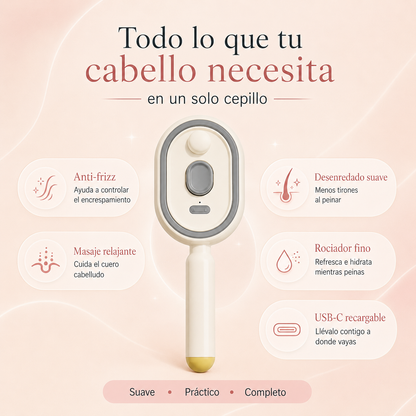 Cepillo Spray Capilar 3 en 1