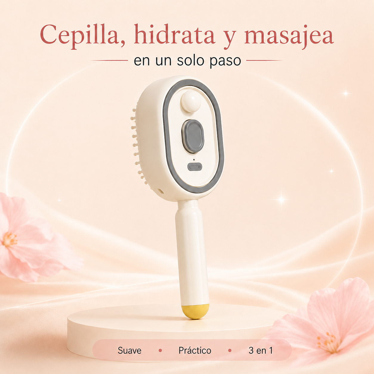 Cepillo Spray Capilar 3 en 1