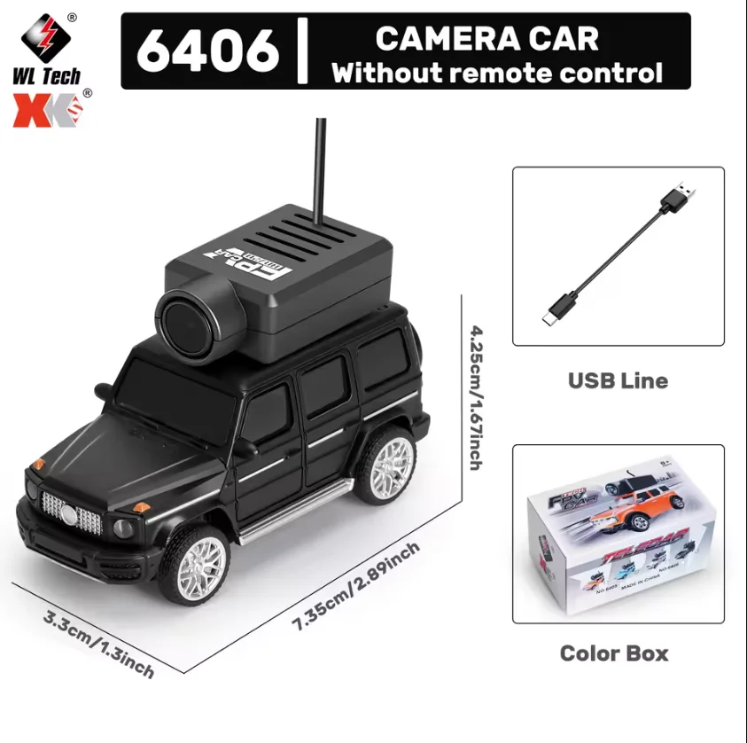 Mini Auto FPV con Cámara HD y Control desde el Móvil | Conduce en Primera Persona